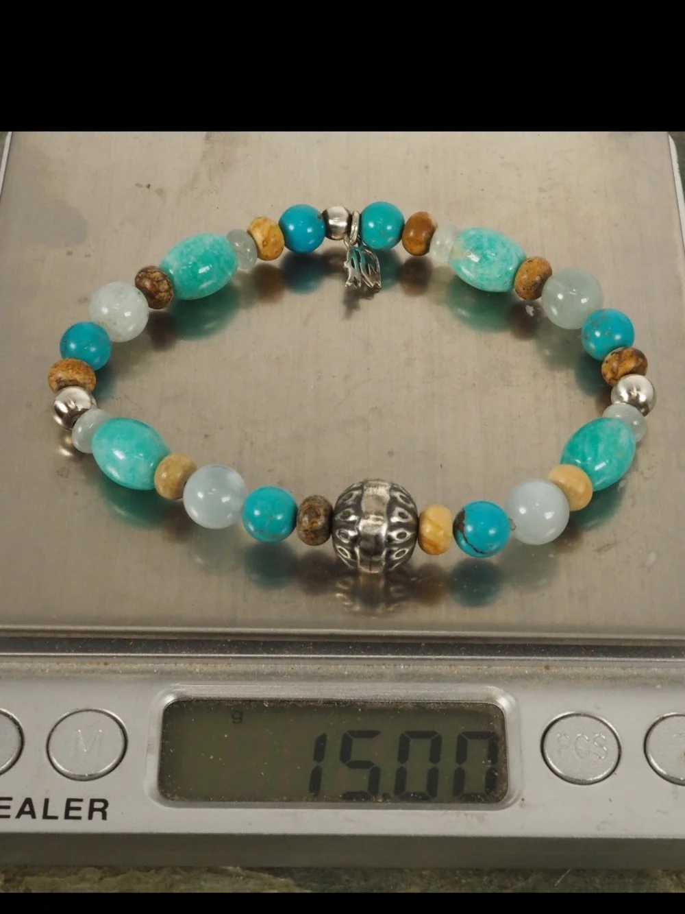 Carolyn Pollack American West Sterling Silver Multi Stone Stretch Bracelet